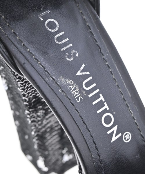 LOUIS VUITTON（ルイヴィトン）サンダル 黒 サイズ:EU37 1/2(24cm位) レディース/2200725694173