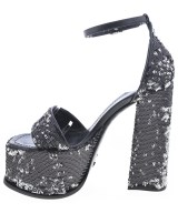 LOUIS VUITTON（ルイヴィトン）サンダル 黒 サイズ:EU37 1/2(24cm位) レディース/2200725694173