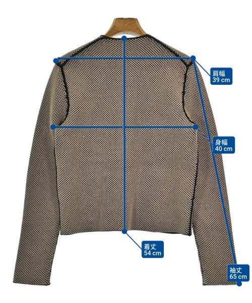 LOUIS VUITTON（ルイヴィトン）ノーカラージャケット ベージュ サイズ:S レディース/2200679629108