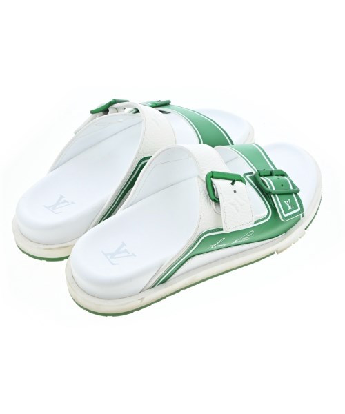 LOUIS VUITTON（ルイヴィトン）サンダル 緑 サイズ:UK8(26.5cm位) メンズ/2200686531166