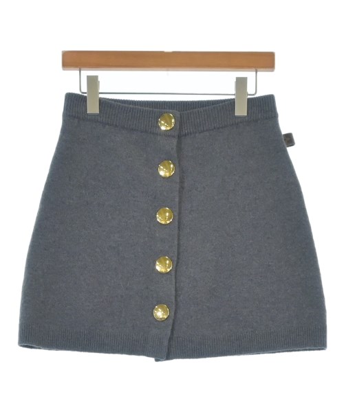 LOUIS VUITTON(ルイヴィトン)ミニスカート グレー サイズ:XS/2200687317042
