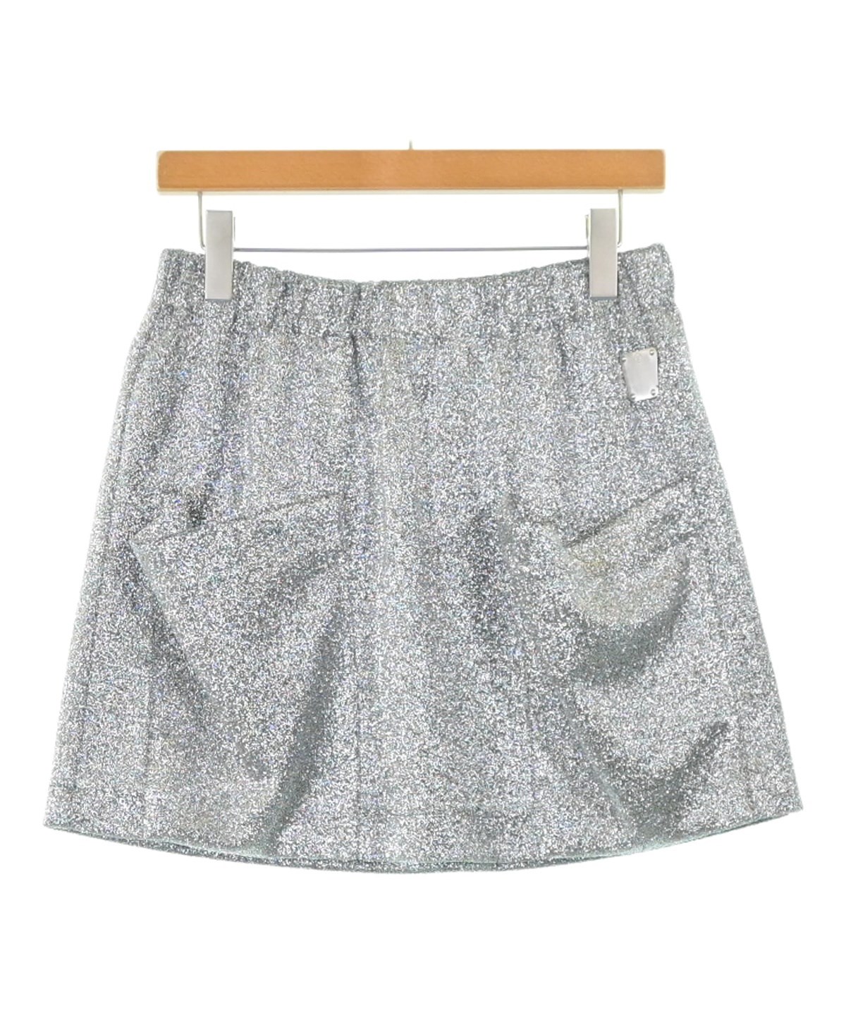 LOUIS VUITTON（ルイヴィトン）ミニスカート シルバー サイズ:M