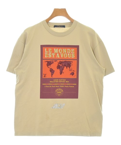 LOUIS VUITTON(ルイヴィトン)Tシャツ・カットソー ベージュ サイズ:M/2200689982026