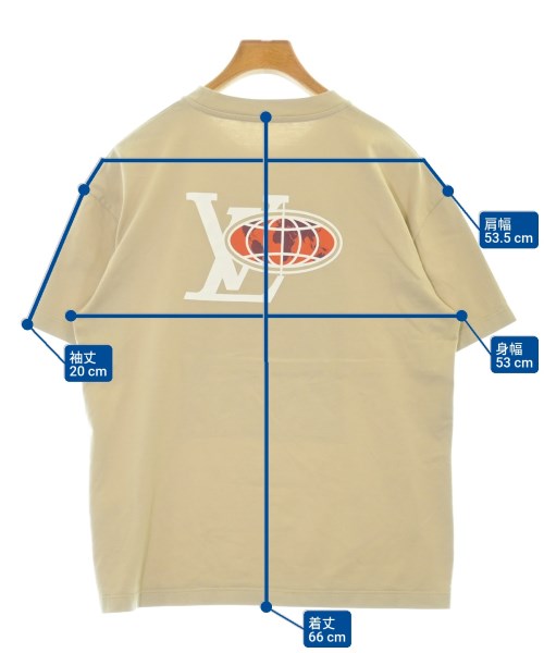 LOUIS VUITTON（ルイヴィトン）Tシャツ・カットソー ベージュ サイズ:M メンズ/2200689982026