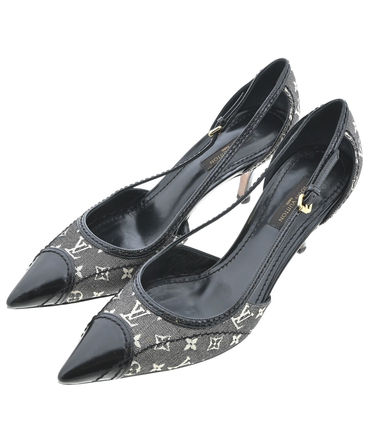 LOUIS VUITTON（ルイヴィトン）パンプス 黒 サイズ:EU37(23.5cm位