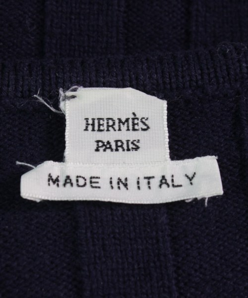 HERMES（エルメス）ニット・セーター 紺 サイズ:40(M位) レディース 