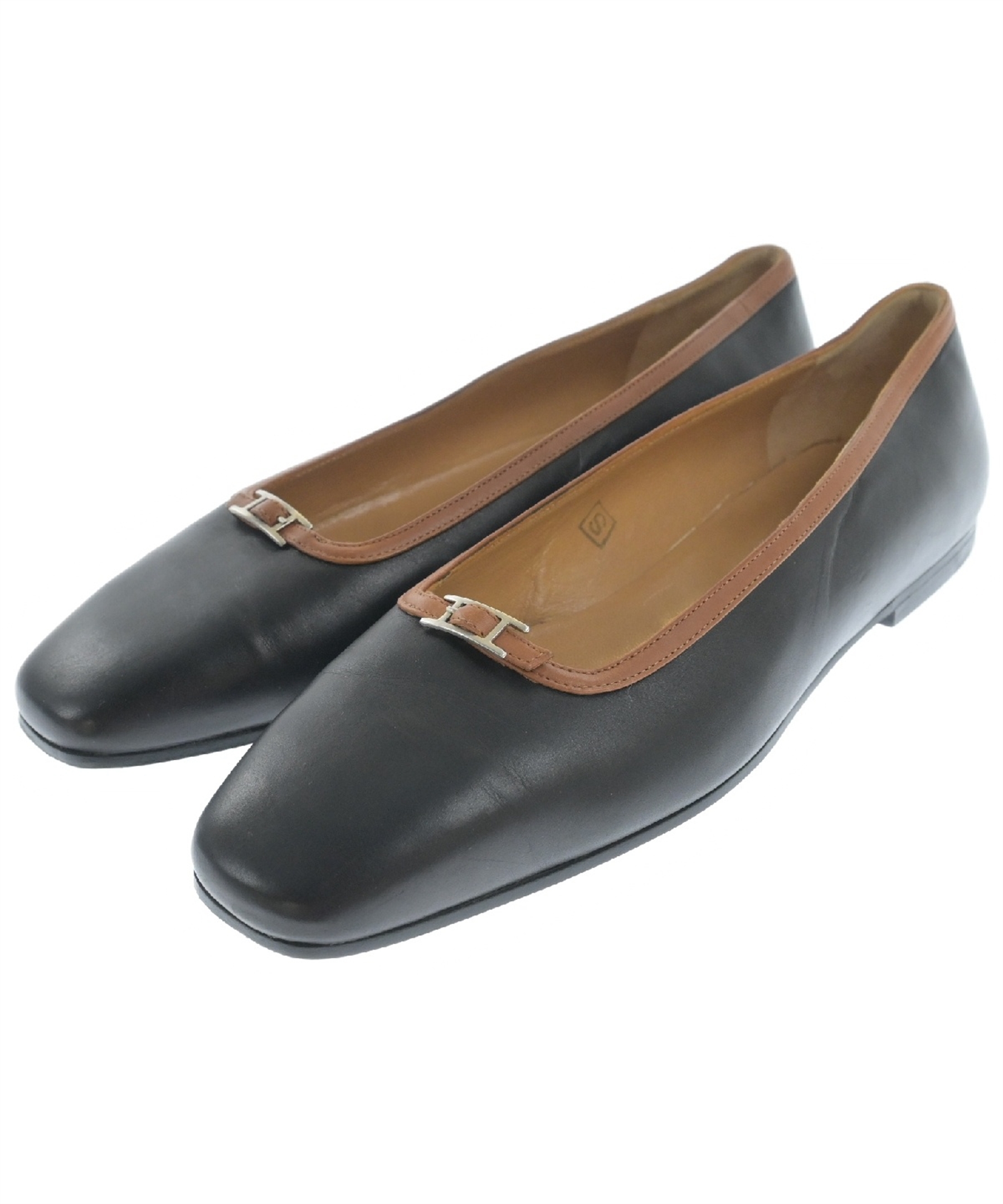 HERMES（エルメス）パンプス 黒 サイズ:EU35 1/2(22cm位) レディース