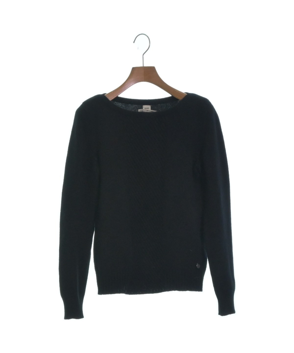 HERMES（エルメス）ニット・セーター 黒 サイズ:34(XXS位) レディース