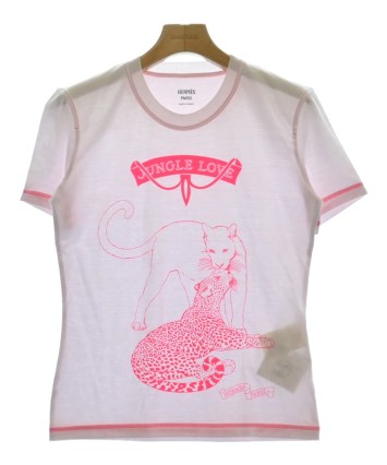 HERMES エルメス Tシャツ・カットソー 白 40(M位) 4103525J0099 HERMES（エルメス）Tシャツ・カットソー 白 サイズ:36(XS位