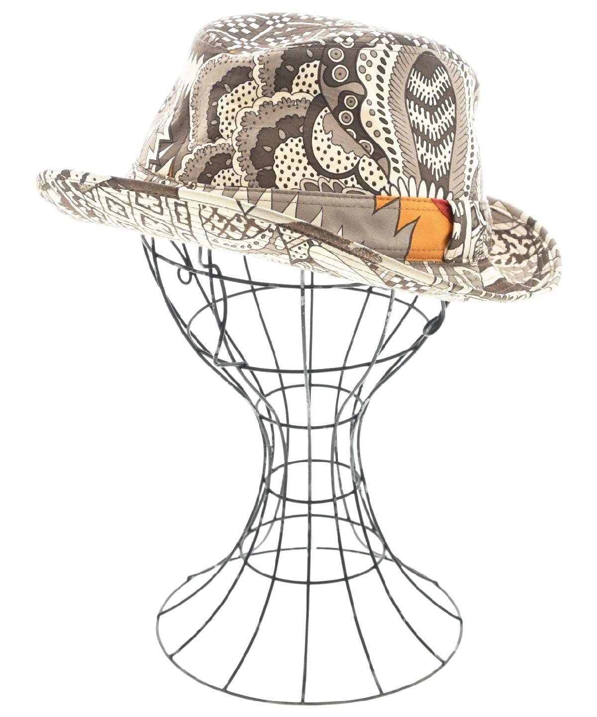 HERMES（エルメス）ハット ベージュ サイズ:59 レディース