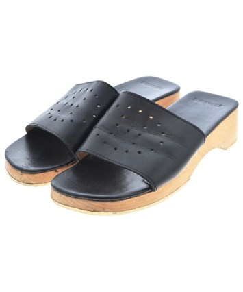 HERMES サンダル HERMES（エルメス）サンダル 黒 サイズ:EU36(22.5cm位