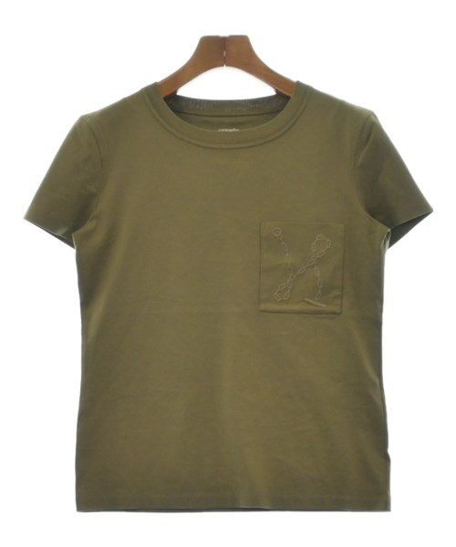 HERMES（エルメス）Tシャツ・カットソー カーキ サイズ:34(XXS位