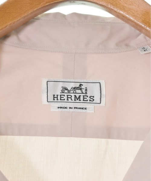 HERMES エルメス カジュアルシャツ 41(XL位) ピンク