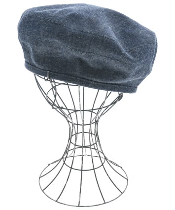 HERMES エルメス ハンチング ベレー帽 キャップ ブラック サイズ60 HERMES（エルメス）ハンチング・ベレー帽 紺 サイズ:57 レディース