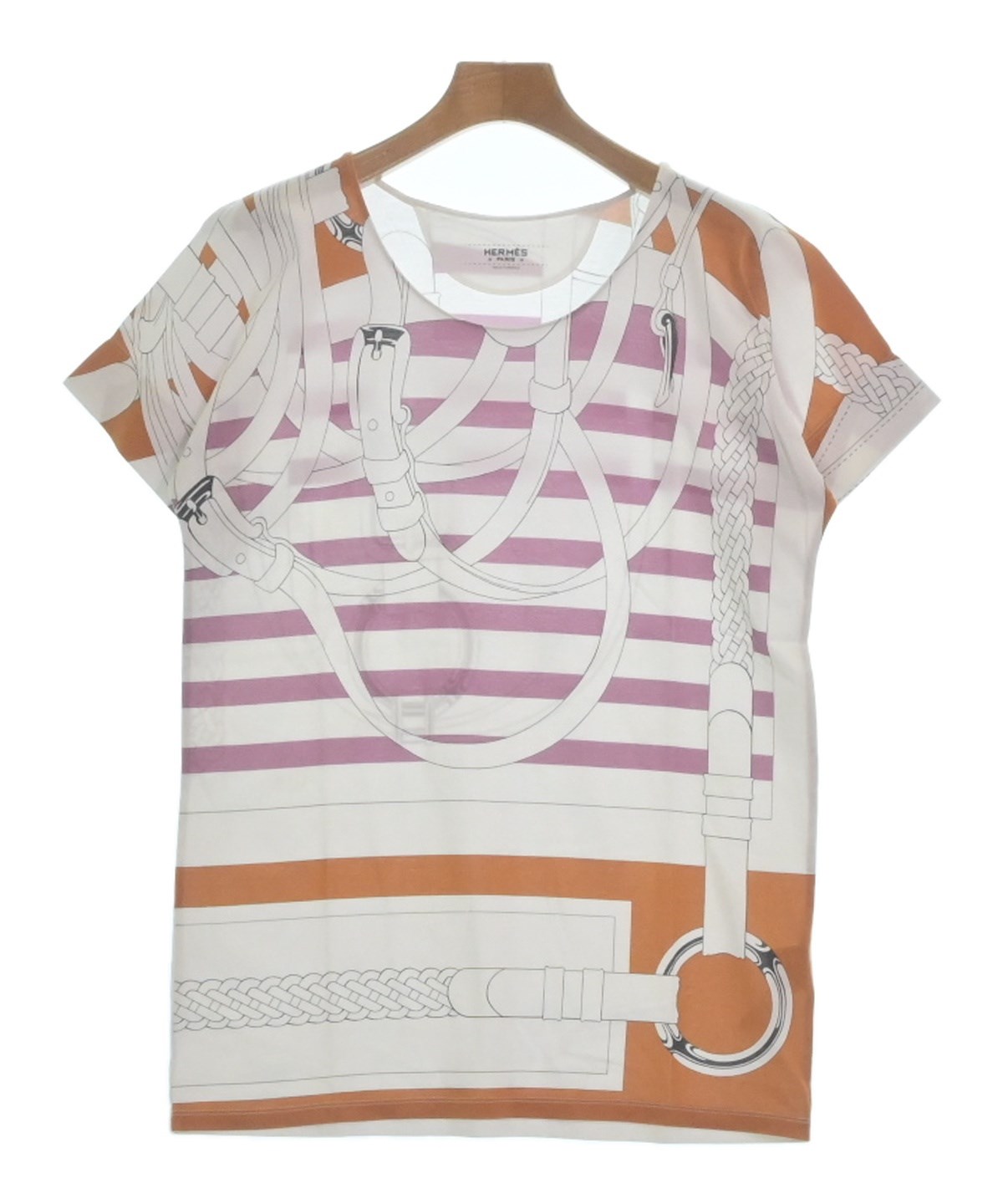 HERMES（エルメス）Tシャツ・カットソー 白 サイズ:34(XS位 