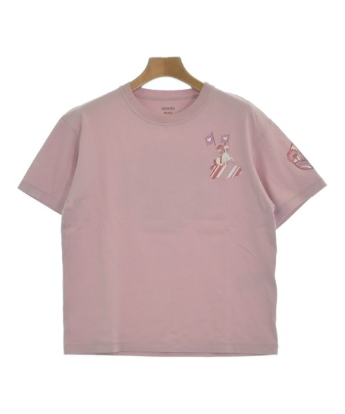 HERMES（エルメス）Tシャツ・カットソー ピンク サイズ:34(XS位