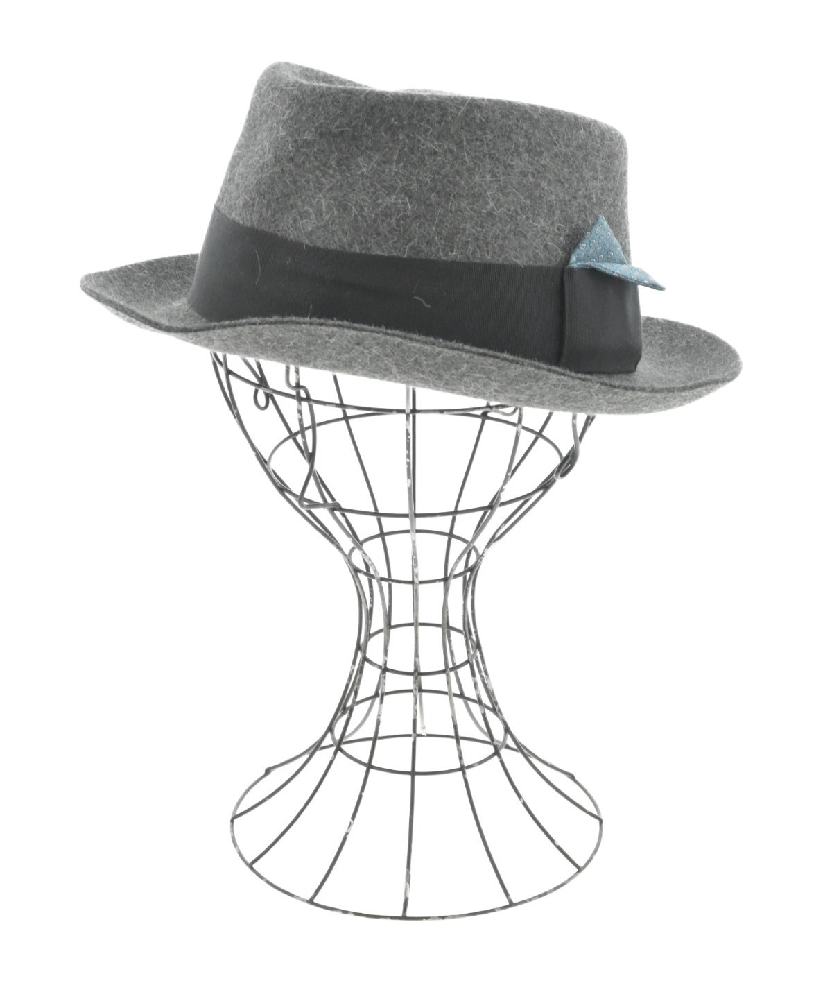 HERMES（エルメス）ハット グレー サイズ:58 レディース