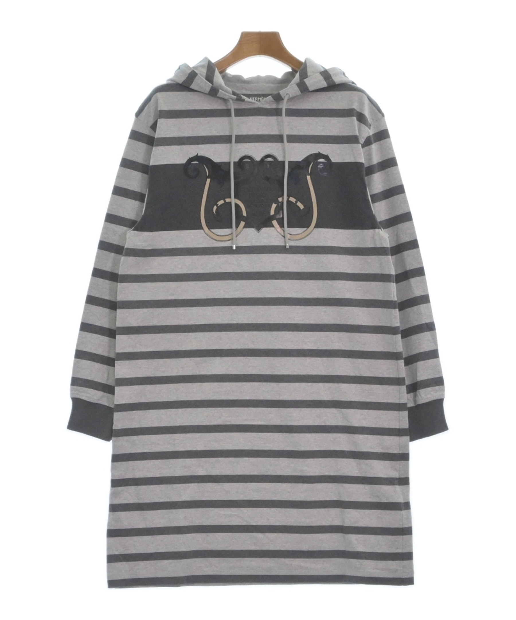 HERMES（エルメス）ワンピース グレー サイズ:34(XXS位) レディース