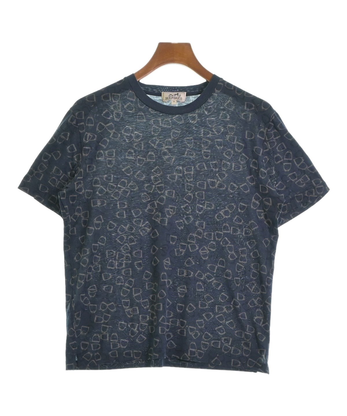 HERMES（エルメス）Tシャツ・カットソー 紺 サイズ:XS メンズ