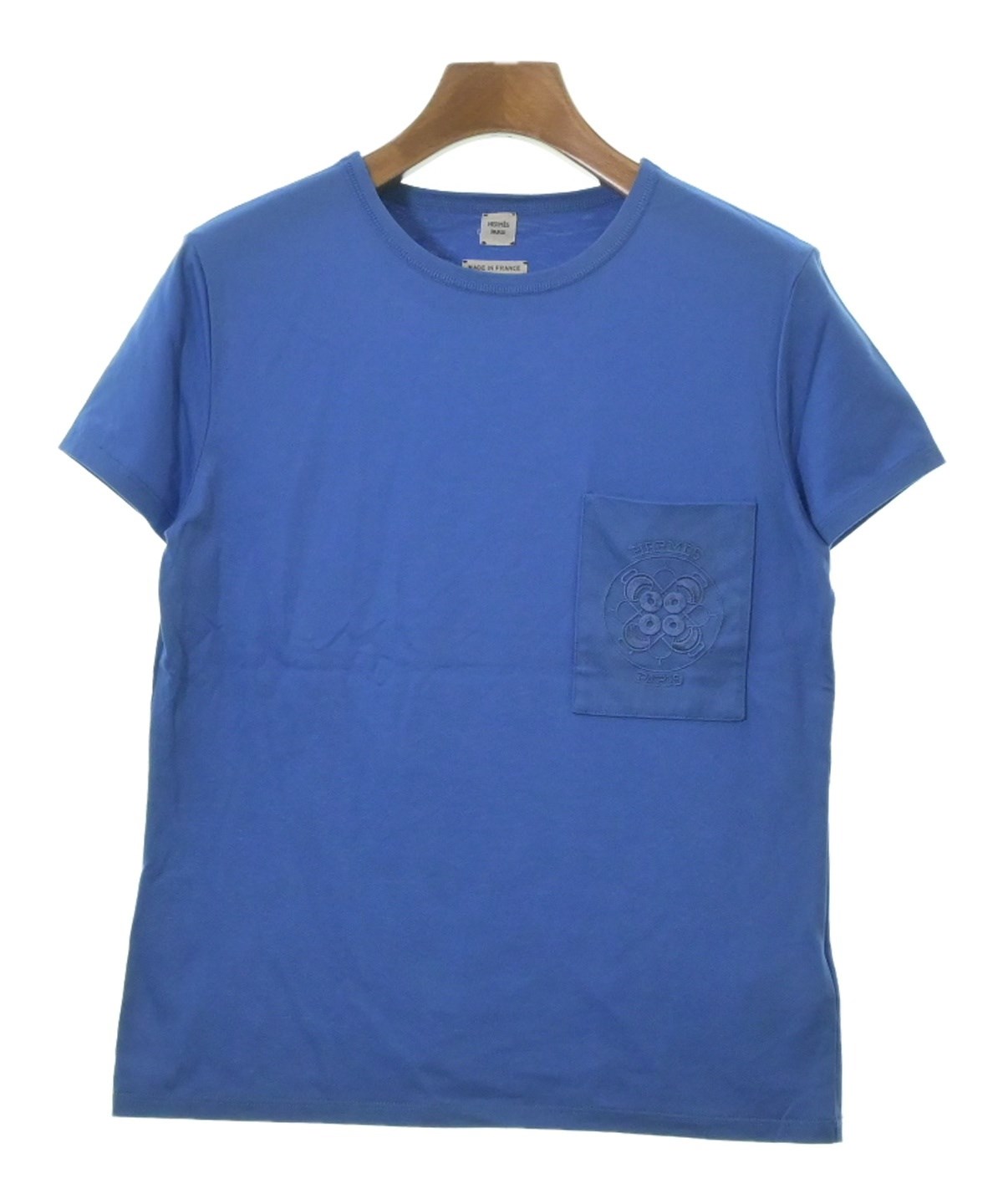 HERMES（エルメス）Tシャツ・カットソー 青 サイズ:34(XXS位