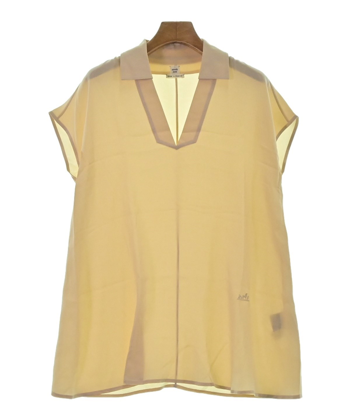 エルメス　ブラウス HERMES（エルメス）ブラウス ベージュ サイズ:38(S位) レディース
