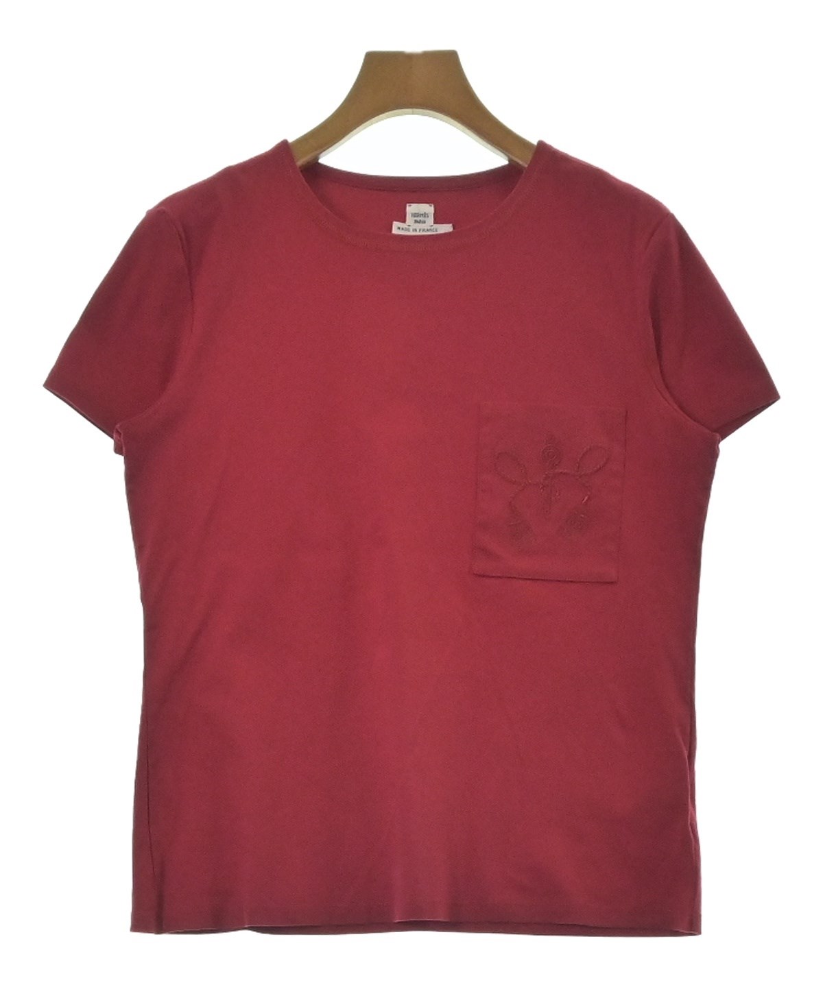 HERMES（エルメス）Tシャツ・カットソー 赤 サイズ:36(XS位