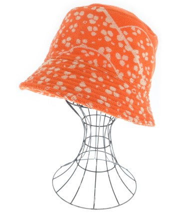 HERMES（エルメス）ハット オレンジ サイズ:58cm レディース