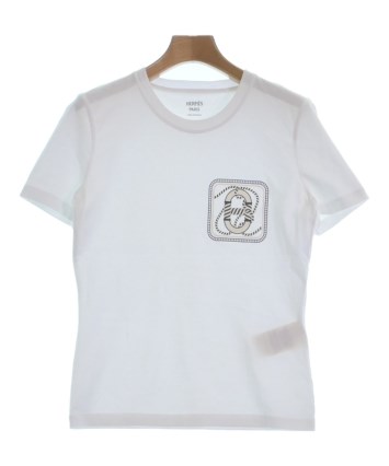 HERMES（エルメス）Tシャツ・カットソー 白 サイズ:38(M位) レディース