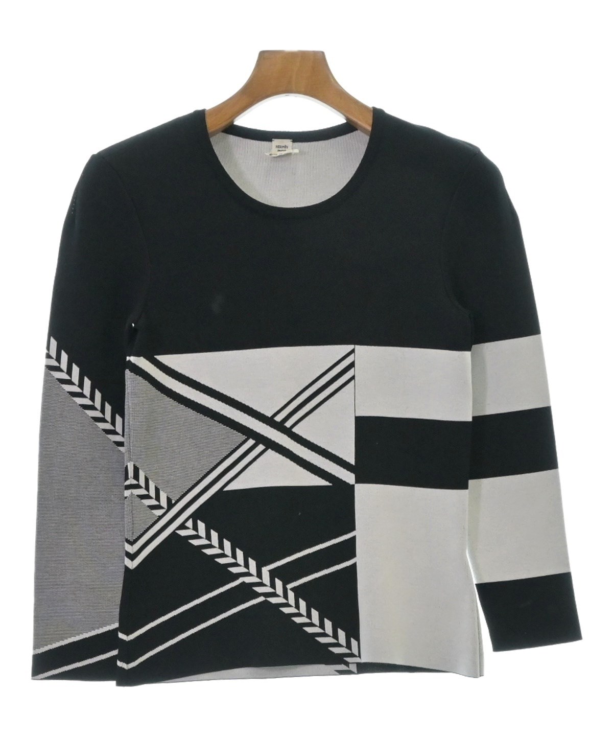 エルメス HERMES 長袖セーター サイズ38 M ダークグレー レディース タートルネック トップス HERMES(エルメス) 長袖セーター サイズ38 M レディース - ベージュ V