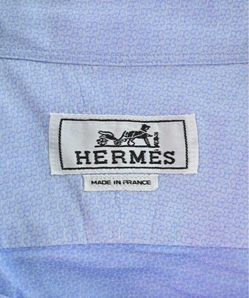 HERMES（エルメス）ドレスシャツ 青 サイズ:40(L位) メンズ