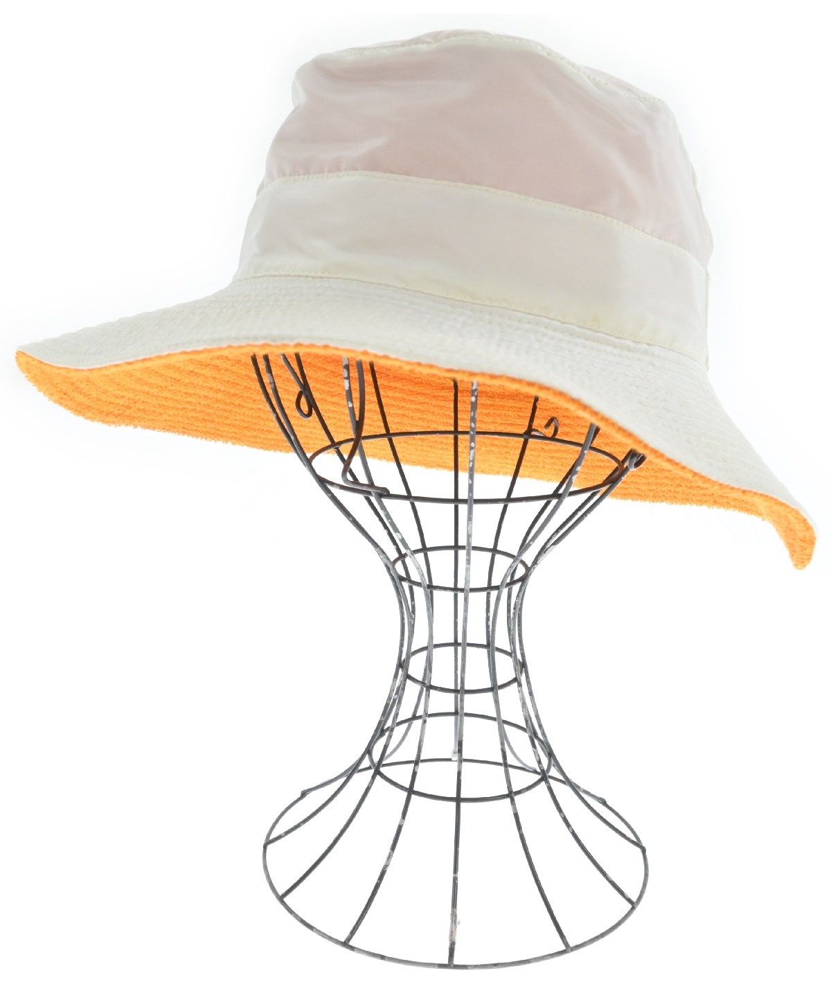 HERMES（エルメス）ハット 白 サイズ:56 レディース/2200473841034