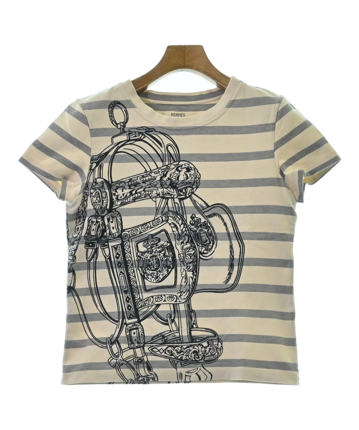 HERMES（エルメス）Tシャツ・カットソー ベージュ サイズ:34(XXS位