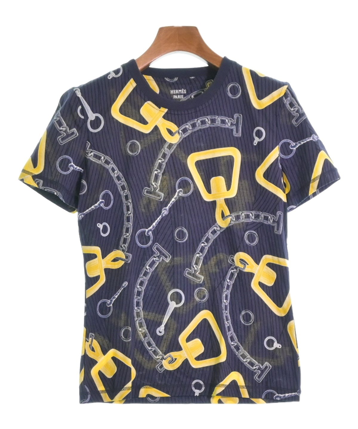 HERMES（エルメス）Tシャツ・カットソー 紺 サイズ:36(XS位