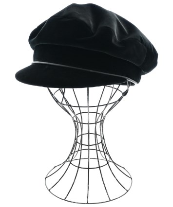 HERMES（エルメス）ハンチング・ベレー帽 黒 サイズ:56 レディース