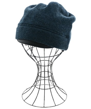 HERMES（エルメス）ニットキャップ・ビーニー 黒 サイズ:- レディース