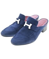 HERMES（エルメス）ドレスシューズ/ローファー 紺 サイズ:EU37 1/2(24cm位) レディース/2200635495051