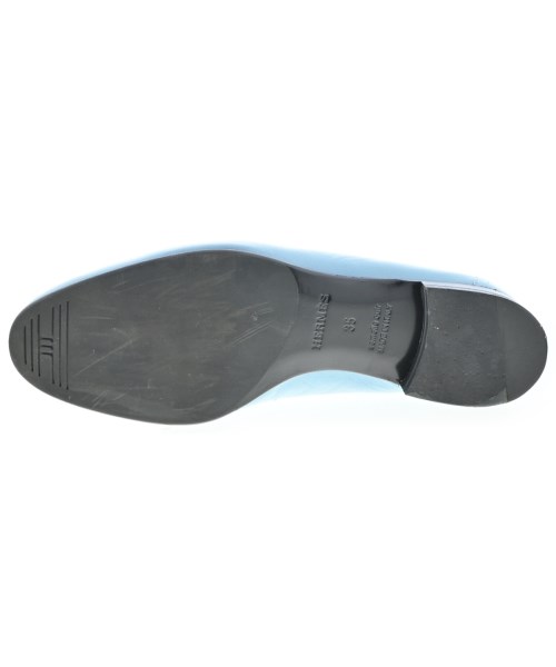 HERMES（エルメス）ドレスシューズ/ローファー 青 サイズ:EU35(21.5cm位) レディース/2200635445056