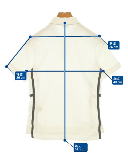 HERMES（エルメス）ポロシャツ 白 サイズ:S メンズ/2200635899064