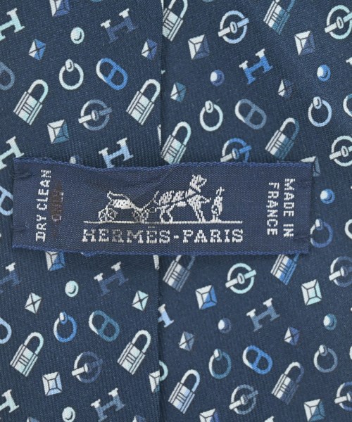 HERMES（エルメス）ネクタイ 紺 サイズ:- メンズ/2200636551077