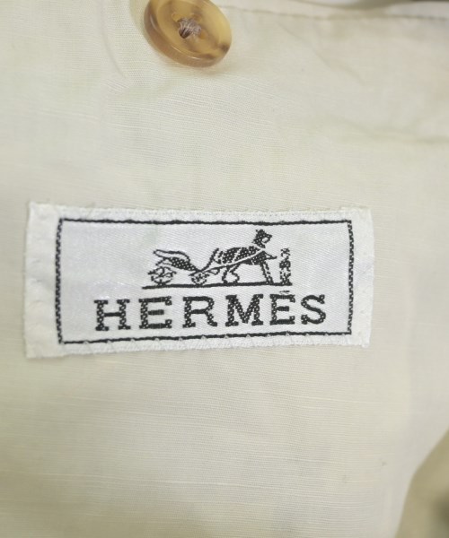 HERMES（エルメス）テーラードジャケット 白 サイズ:48(L位) メンズ/2200636716049