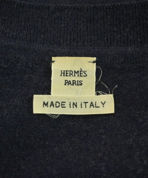 HERMES（エルメス）カーディガン 紺 サイズ:38(S位) レディース/2200636769045
