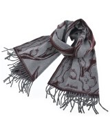 HERMES（エルメス）マフラー グレー サイズ:- メンズ/2200636873032