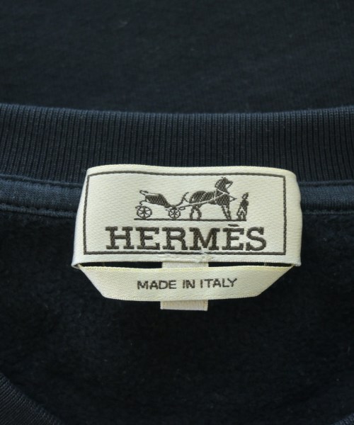 HERMES（エルメス）スウェット 黒 サイズ:L メンズ/2200637221085