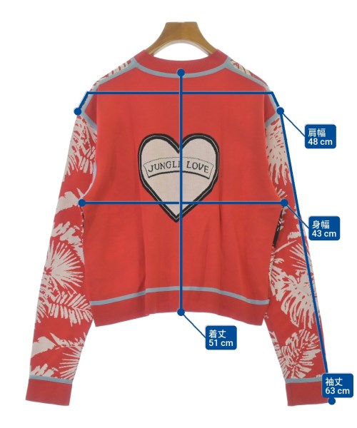 HERMES（エルメス）ニット・セーター 赤 サイズ:34(XS位) レディース/2200637267045