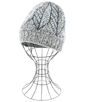 エルメスニット帽 HERMES（エルメス）ニットキャップ・ビーニー グレー サイズ:M