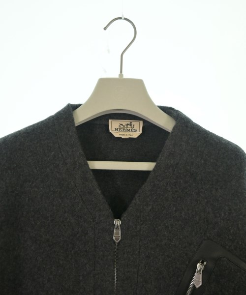 HERMES（エルメス）ブルゾン グレー サイズ:L メンズ/2200637731027