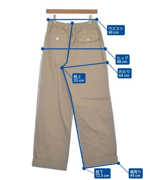 HERMES（エルメス）カーゴパンツ ベージュ サイズ:40(XS位) メンズ/2200637739016