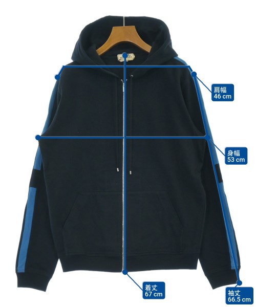 HERMES（エルメス）パーカー 紺 サイズ:L メンズ/2200637800020