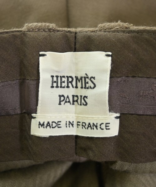 HERMES（エルメス）スラックス 茶 サイズ:36(XS位) レディース/2200637812016