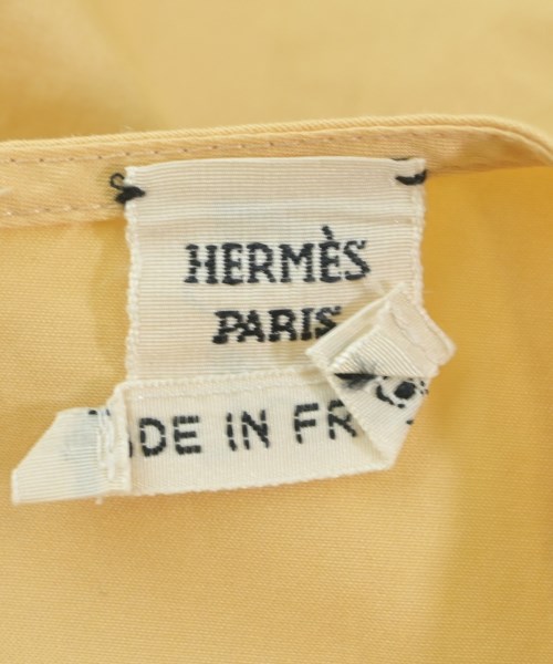 HERMES（エルメス）ブラウス 黄 サイズ:34(XXS位) レディース/2200637812054